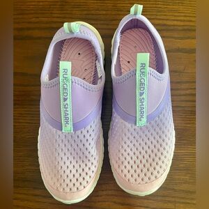 Rugged Shark Kids Water Shoes Lavender & Pink